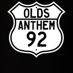 Highway Route Sign 1992 Oldsmobile Anthem  T Shirt