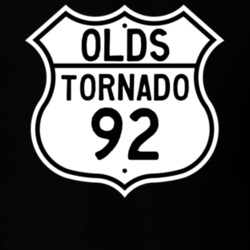 Highway Route Sign 1992 Oldsmobile Tornado  T Shirt