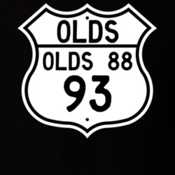 Highway Route Sign 1993 Oldsmobile Olds 88  T Shirt