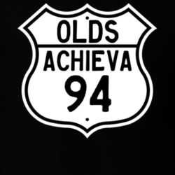 Highway Route Sign 1994 Oldsmobile Achieva  T Shirt