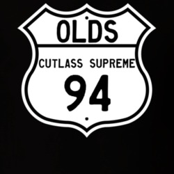 Highway Route Sign 1994 Oldsmobile Cutlass Supreme  T Shirt