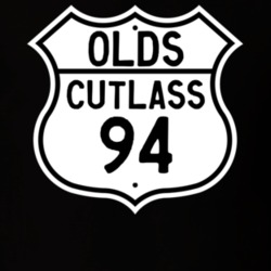 Highway Route Sign 1994 Oldsmobile Cutlass  T Shirt