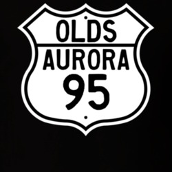 Highway Route Sign 1995 Oldsmobile Aurora  T Shirt