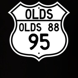 Highway Route Sign 1995 Oldsmobile Olds 88  T Shirt
