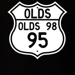Highway Route Sign 1995 Oldsmobile Olds 98  T Shirt