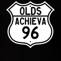Highway Route Sign 1996 Oldsmobile Achieva  T Shirt