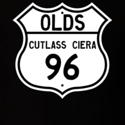 Highway Route Sign 1996 Oldsmobile Cutlass Ciera  T Shirt