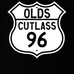 Highway Route Sign 1996 Oldsmobile Cutlass  T Shirt