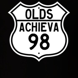 Highway Route Sign 1998 Oldsmobile Achieva  T Shirt