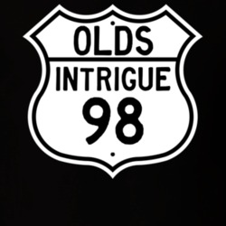 Highway Route Sign 1998 Oldsmobile Intrigue  T Shirt