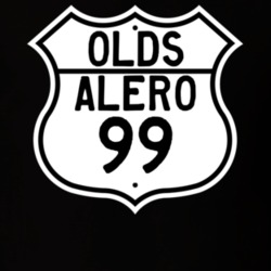 Highway Route Sign 1999 Oldsmobile Alero  T Shirt