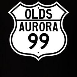 Highway Route Sign 1999 Oldsmobile Aurora  T Shirt