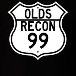 Highway Route Sign 1999 Oldsmobile Recon  T Shirt