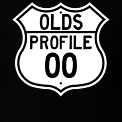 Highway Route Sign 2000 Oldsmobile Profile  T Shirt
