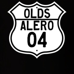 Highway Route Sign 2004 Oldsmobile Alero  T Shirt