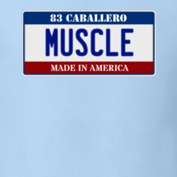 1983 GMC Caballero License Plate American Muscle Car T Shirt