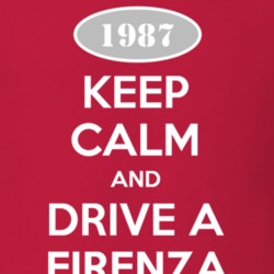 Keep Calm And Drive A 1987 Oldsmobile Firenza  T Shirt