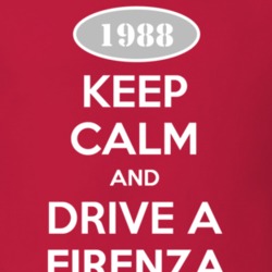 Keep Calm And Drive A 1988 Oldsmobile Firenza  T Shirt