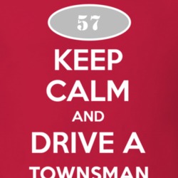 Keep Calm and Drive A 1957 Chevy Townsman T Shirt