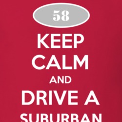 Keep Calm and Drive A 1958 Chevy Suburban T Shirt