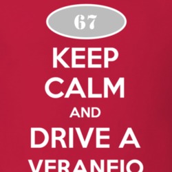 Keep Calm and Drive A 1967 Chevy Veraneio T Shirt