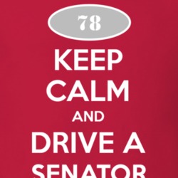 Keep Calm and Drive A 1978 Chevy Senator T Shirt