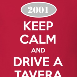 Keep Calm and Drive A 2001 Chevy Tavera T Shirt