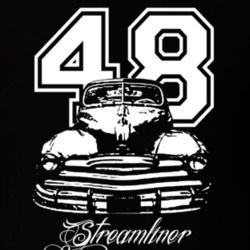 1948 Pontiac Streamliner Deluxe Coupe Grill View Year Model Name Dark 