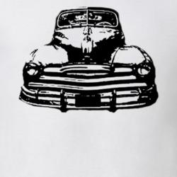1948 Pontiac Streamliner Deluxe Coupe Grill View  T Shirt