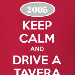 Keep Calm and Drive A 2005 Chevy Tavera T Shirt