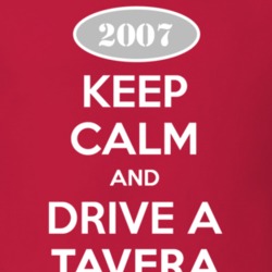 Keep Calm and Drive A 2007 Chevy Tavera T Shirt