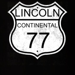 Highway Route Sign 1977 Lincoln Continental Distressed T Shirt