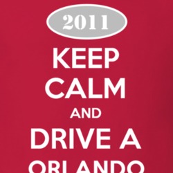 Keep Calm and Drive A 2011 Chevy Orlando T Shirt
