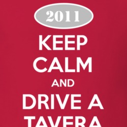 Keep Calm and Drive A 2011 Chevy Tavera T Shirt