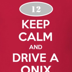 Keep Calm and Drive A 2012 Chevy Onix T Shirt