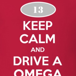 Keep Calm and Drive A 2013 Chevy Omega T Shirt