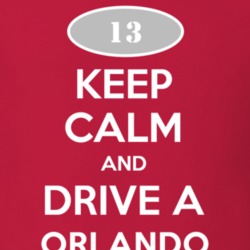 Keep Calm and Drive A 2013 Chevy Orlando T Shirt