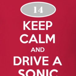 Keep Calm and Drive A 2014 Chevy Sonic T Shirt