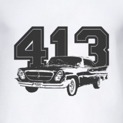 1961 Chrysler 300 G Hardtop Coupe with Engine Size Black Graphic Light