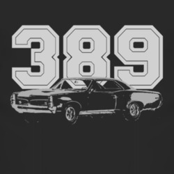 1966 Pontiac GTO as in The Monkeys TV Series With Engine Size Faded Lo