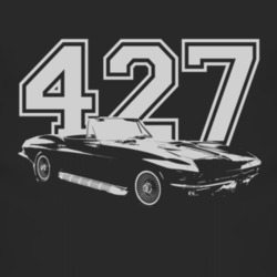 1967 Chevrolet Sting Ray L88 427 Convertible WithEngine Size Faded Loo