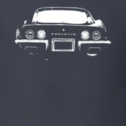 1972 Corvette Rear View Dark Shirt