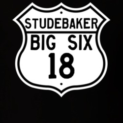 1918 Studebaker Big Six Highway Route Sign T Shirt