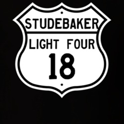 1918 Studebaker Light Four Highway Route Sign T Shirt