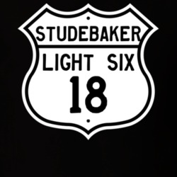 1918 Studebaker Light Six Highway Route Sign T Shirt