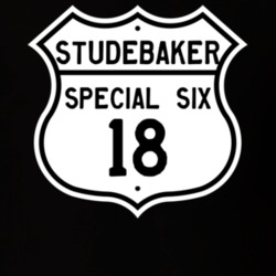 1918 Studebaker Special Six Highway Route Sign T Shirt