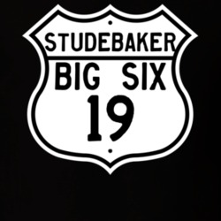 1919 Studebaker Big Six Highway Route Sign T Shirt