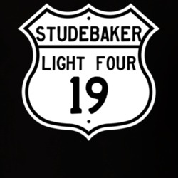 1919 Studebaker Light Four Highway Route Sign T Shirt