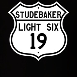 1919 Studebaker Light Six Highway Route Sign T Shirt