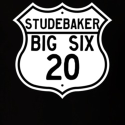 1920 Studebaker Big Six Highway Route Sign T Shirt